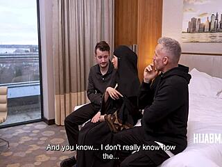 debt guys gangbang aaliyah yasin's hijab curves so hot