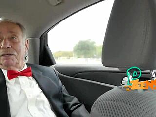 horny old man knows how to pound young teen pussy with huge cock