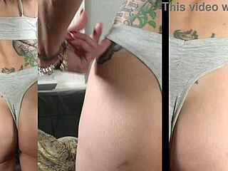 Jazmin shakes her curvy Latina ass in tight lingerie try-on photoshoot!