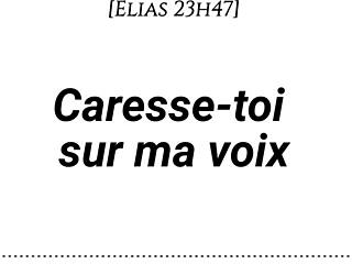 audio pour femmes caresse-toi voix fr asmr erotique doigtage