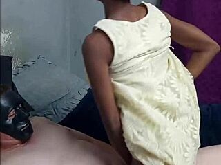 masked man! suck your cock ride doggystyle!