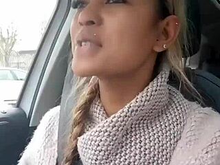 Public outdoor student defiance adventure exposed