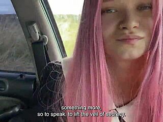 horny coed screams riding new teacher's cock outdoors