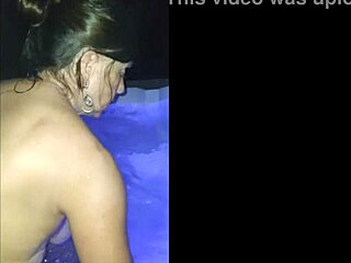 candi annie pov hot tub ride cum swallow