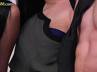 eurobabe sucks sub cock in cfnm office under boss orders