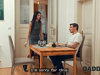 Young Babe Cheats Next Room Craving Old Thick Cocks