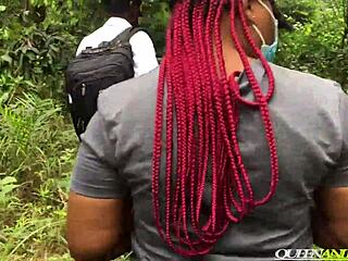 doctor drags me to the bush for wild pounding of local pussy queen anita