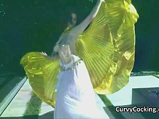 Big Tit Ginger Finishes Dance on Cock!