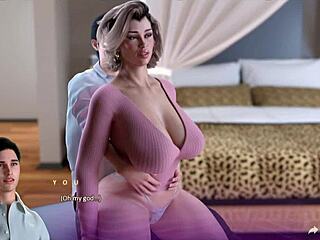 married milf bride stuck on lap grinds big ass until massive cum explosion