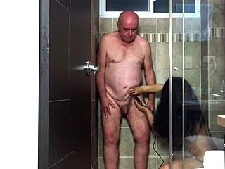 agarabas shakes big ass in shower surprise voyeur jerk preview