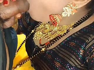 hindi babe deepthroats cock in dirty first time fuck