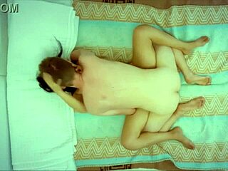 romantic couple shares sensual missionary intimacy