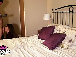 british college girl sucks cock then rides it 😍🍆