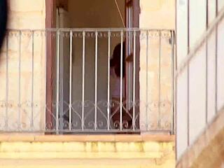 neighbor spied on me blackmails me to upload this sexy lingerie vid?