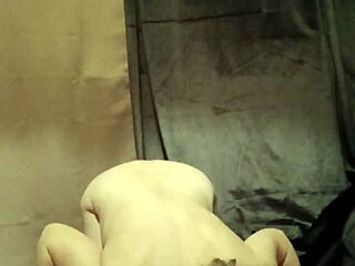 Bound French Slave's Uro Dildo Self-Session Extreme!