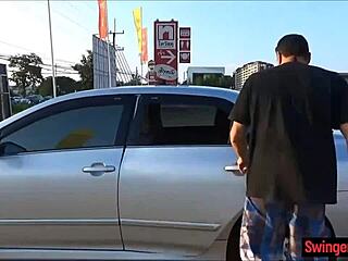 dirty thai swinger wife cheats hard on hubby with friend's monster cock