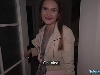 Public Agent Fucks Young Babe Cowgirl While Mom Nearby