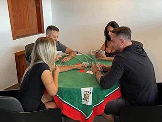 we invited friends for games but really wanted wife swap fun