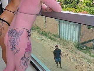 two juicy big tits babes need talented stud to fill air mattress wet pussies