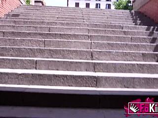 hot student sofia santana big tits deepthroat casting fucked pays studies rough