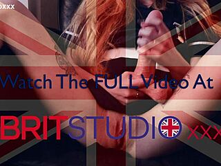 British nurse student instructs cock wank and cum