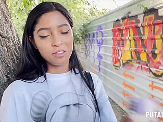 Skinny teen Kali seduced into rough pounding by Torbe