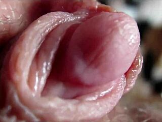 Big Clit Pulsing in Closeup Orgasm Explosion