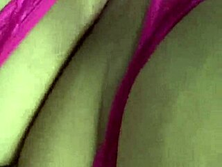 curvy latina fingers big pussy lips in fucsia tanga homemade orgasm moan fest