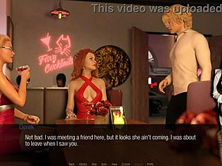 jessica oneil's stockings upskirt tease turns into hard office blowjob