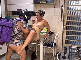 Delivery guy, did my huge ass and perfect tits make you fuck me senseless?