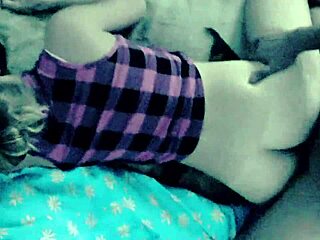 innocent blonde rests unaware as older man pounds her tight young pussy hard